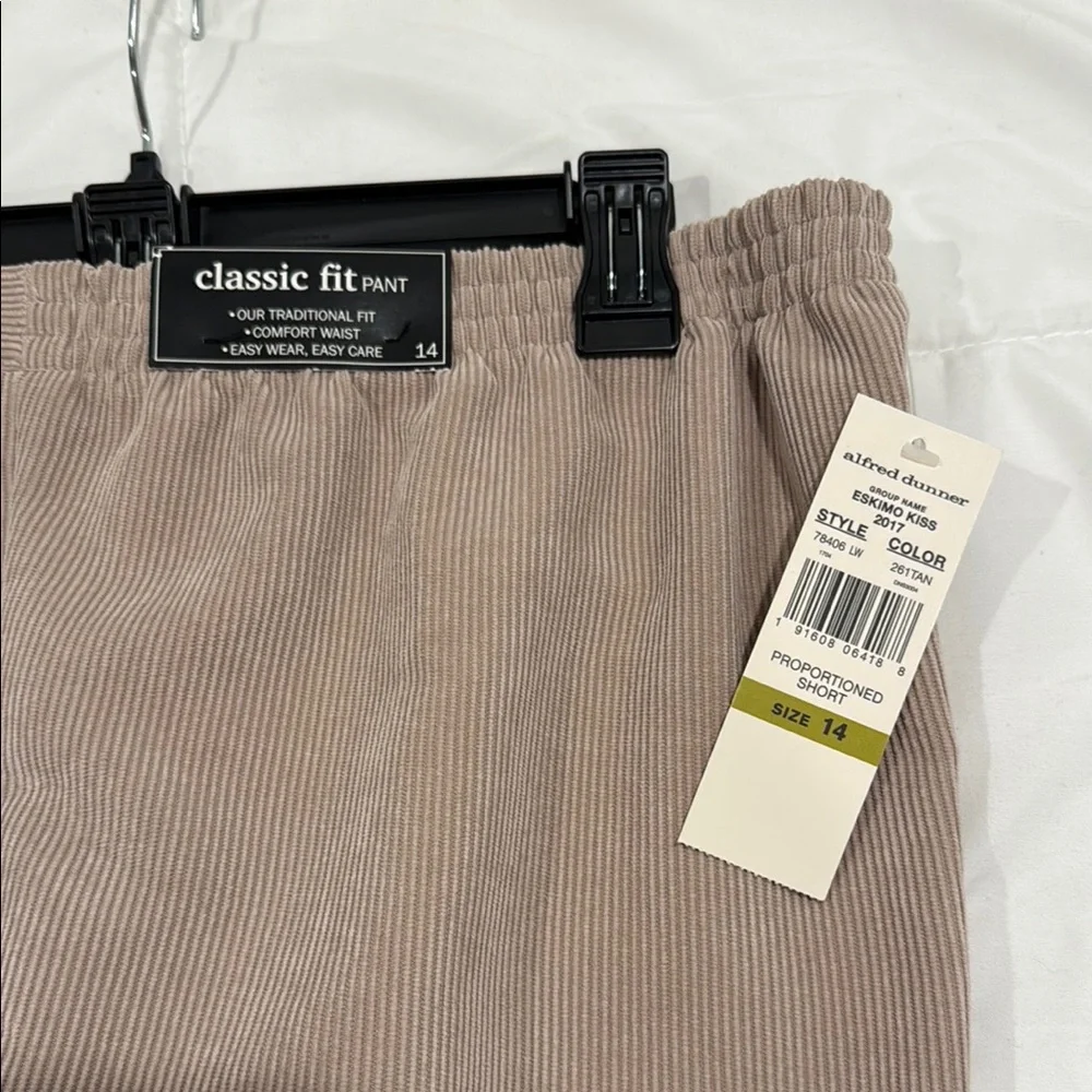 Women’s corduroy pants 2 pair Sz 14 Proportioned  Short NWT - Picture 2 of 7